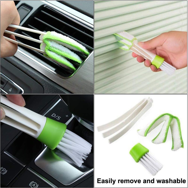 ANERONG Window or Sliding Door Track Cleaning Brush, Tile Lines Brush,Window Blind Duster, 2-in-1 Windowsill Sweeper, Hand-held Groove Gap, 5 Pieces - Image 5
